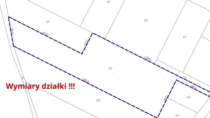 Na sprzedaż działka - Tabor Mały gmina Bralin