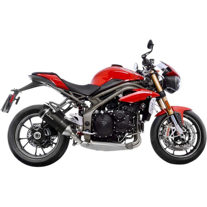 ponteira escape leovince triumph speed triple 1050 - 14238s
