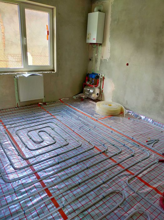 Послуги сантехніка. Опалення, тепла підлога