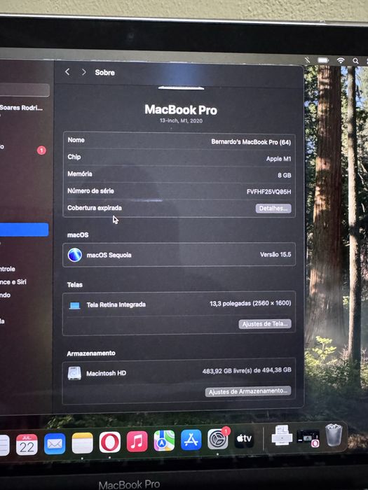 MacBook Pro M1 512gb 8gb ram