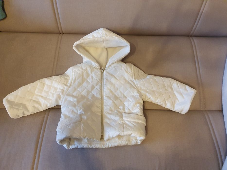 Kurteczka elegancka kremowa 74cm