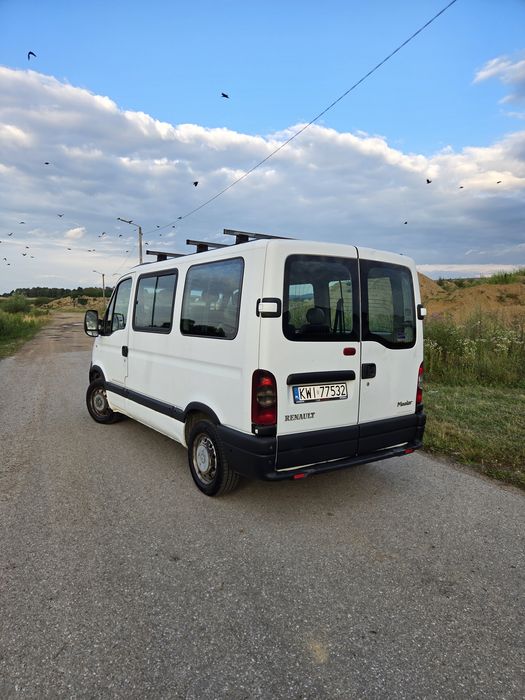 Renault master 1.9dci klimatyzacja 9 osób.