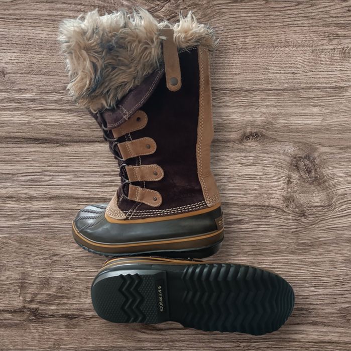 Buty Sorel Joan Arctic Śniegowce Ocieplane Wodoodporne Zimowe r. 40