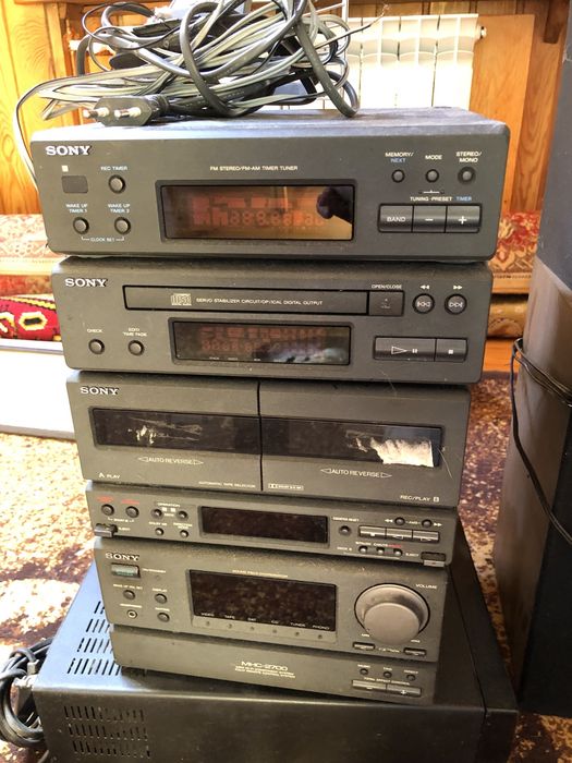 Sony MHC-2700 mini wieża stereo vintage retro lata 90