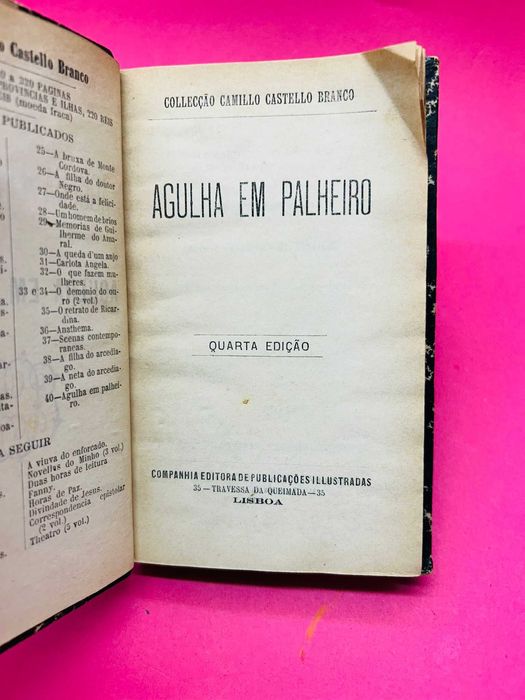 Agulha em Palheiro — Camillo Castello Branco