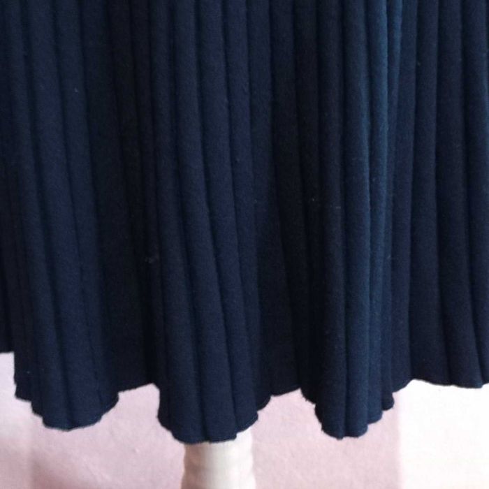 Трикотажная черная гофрированная юбка,  Esprit (Германия).