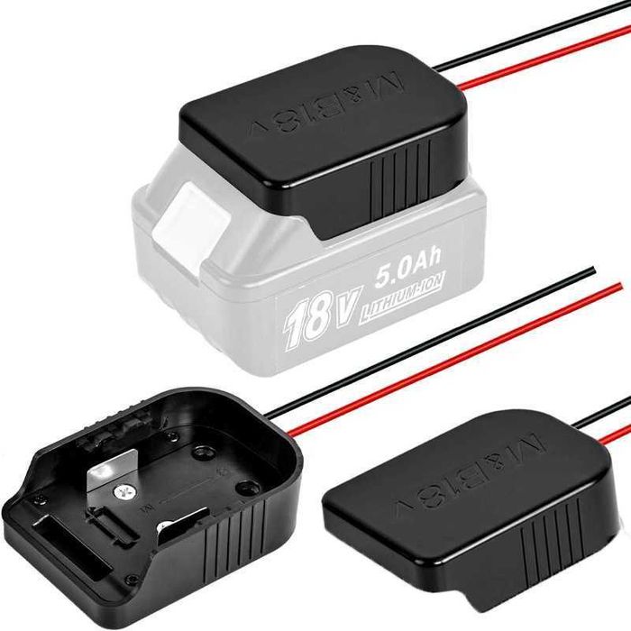 Przejściówka akumulatora Makita Bosch 18V złącze napięcia nowa