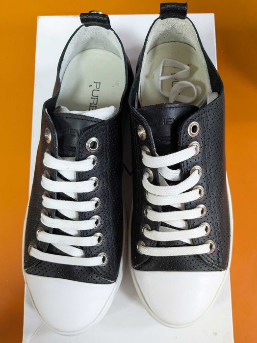 Pure White Trampki skórzane rozm. 39