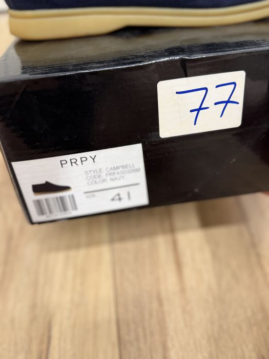 Чоловічі сині черевики замшеві Campbell PRPY