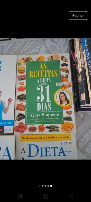 Livros saudáveis, dieta, cura