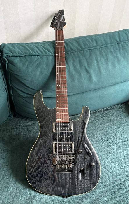 Gitara elektryczna Ibanez S570 AH SWK po modyfikacjach na Premium