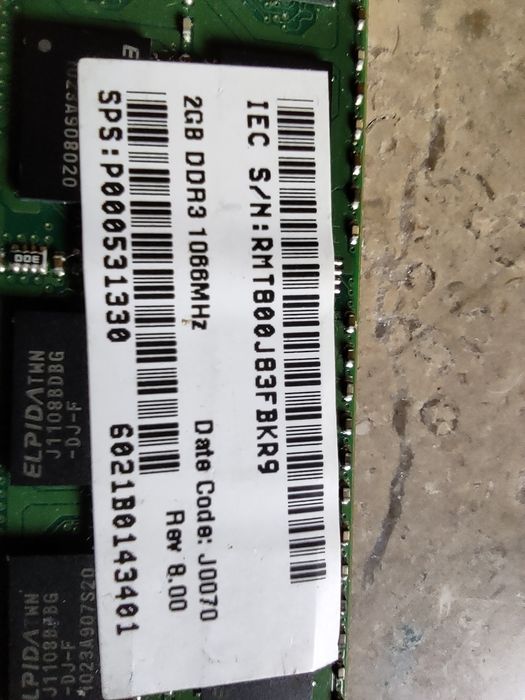Kingston DDR3 RAM Memory64170300255619122