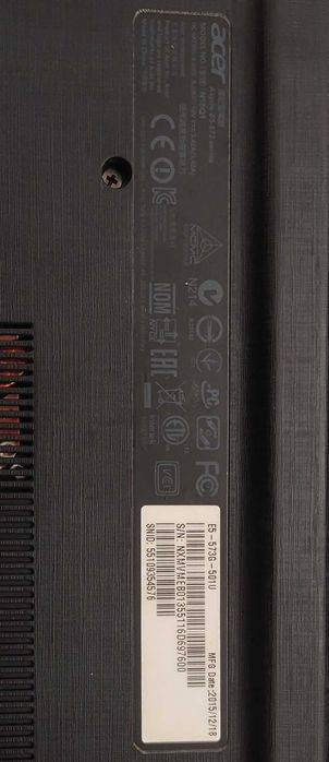 Portátil Acer Aspire E5-573G-501U