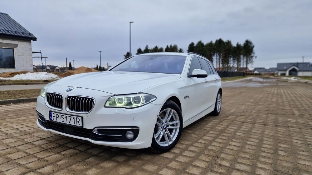 BMW Seria 5 X drive /190km /kamery 360/skóra/nowe opony/full led/okazja