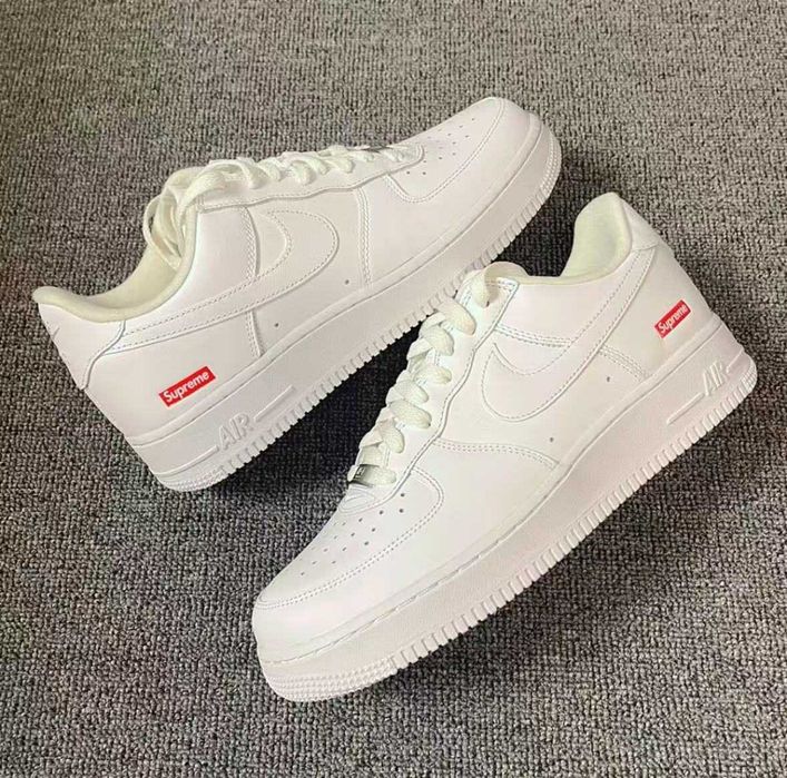 Trampki unisex Air Force 1 Supreme białe, R.45