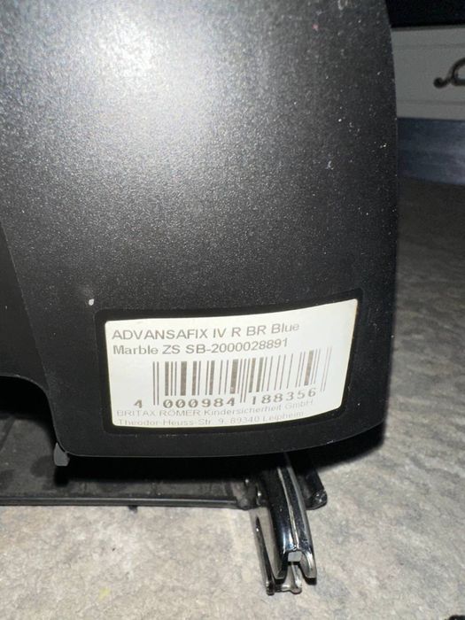 Автокресло britax romer Advantafix 4