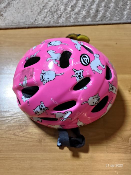 Kask na rower, rolki, wrotki Author dziecięcy w pieski.