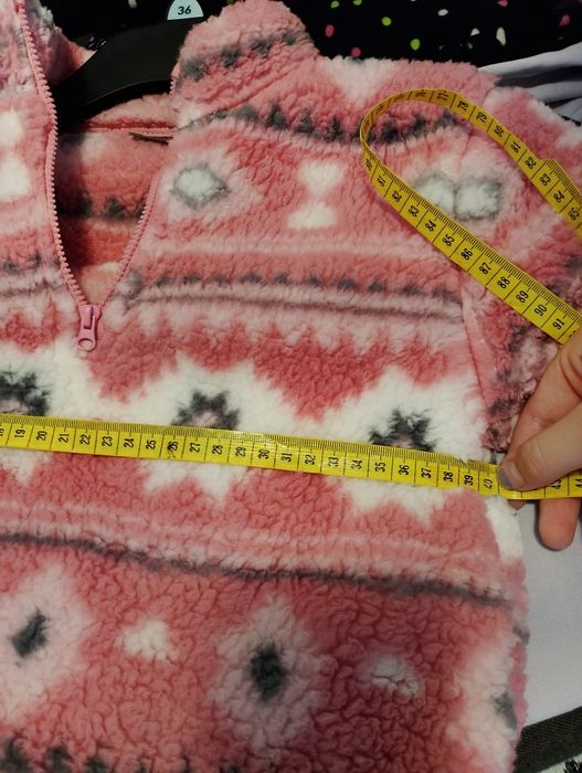 Bluza z polaru plus czapka kominiarka