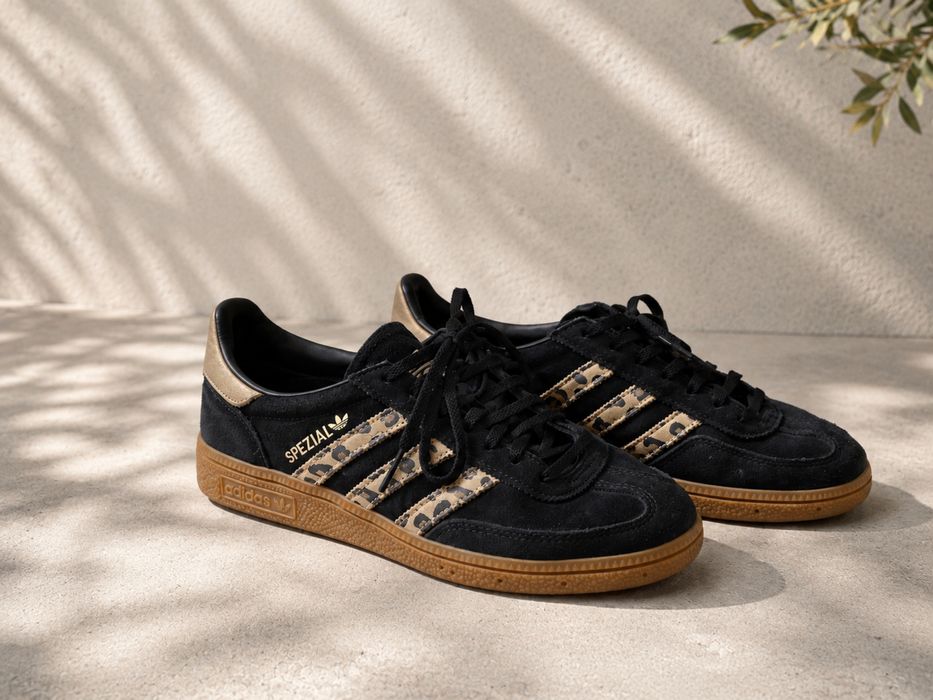 Кросівки Adidas Handball Spezial  Black/Wonder Leopard