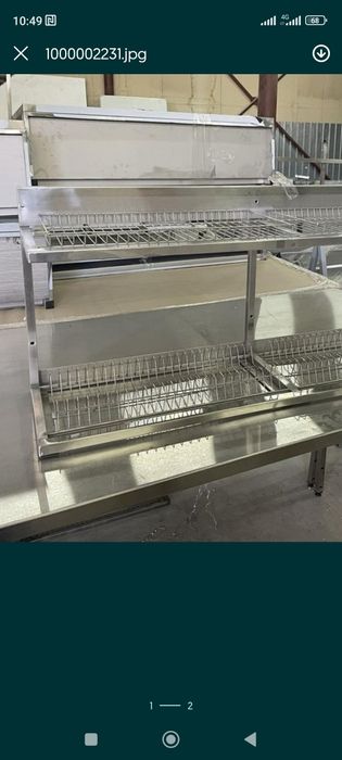 Продам сушку для посуди з нержавіючої сталі
