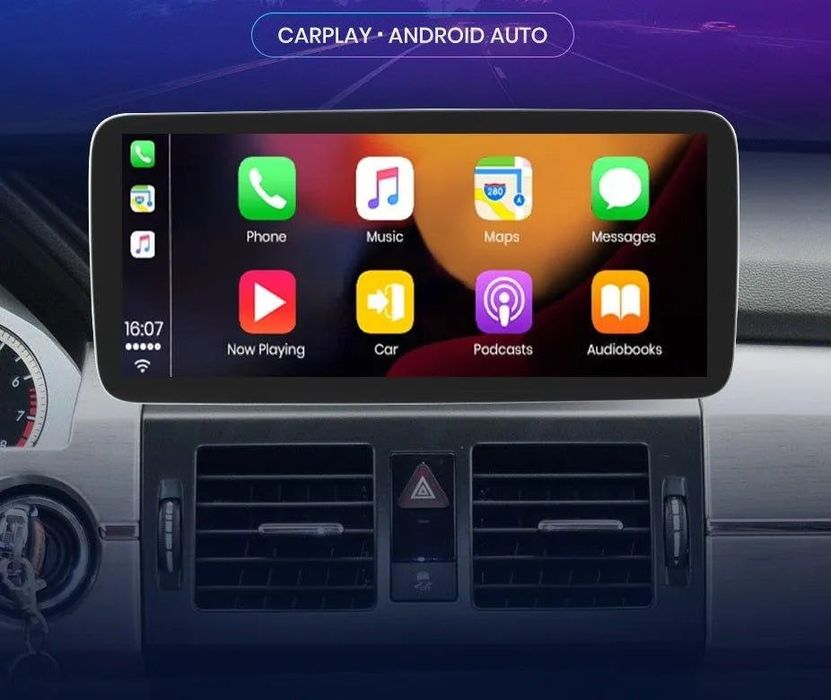 Ekran Radio 10.25" CarPlay Android Auto Navi Mercedes GLK 2008–2015 PL
