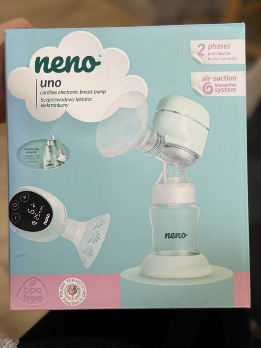 Laktator Neno + woreczki do pokarmu 30 szt.+ grzechotka gratis