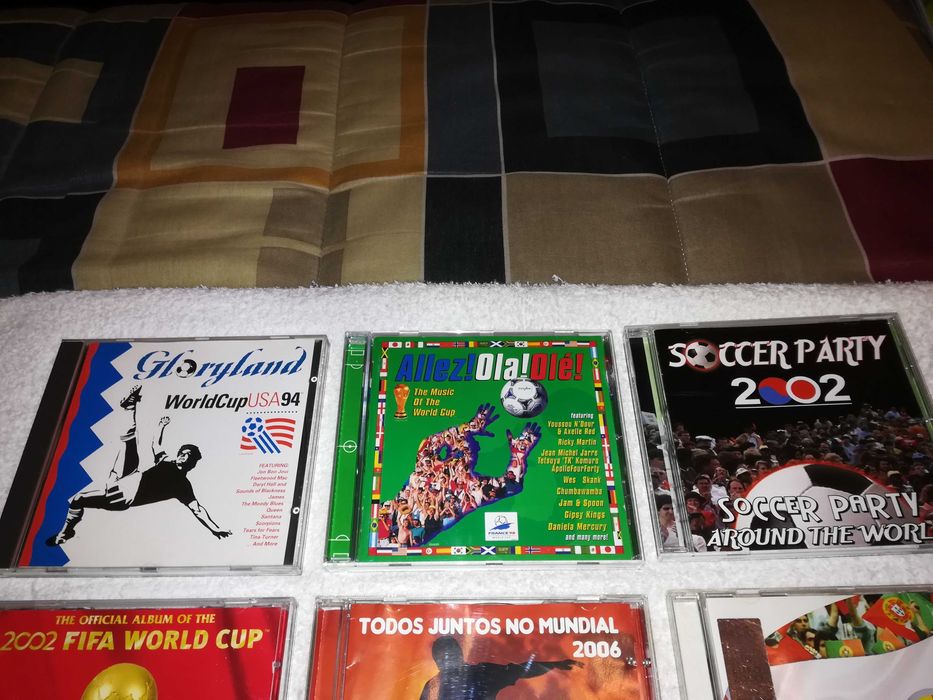 torneios de futebol (mundial, europeu, mundialito praia) cds raros