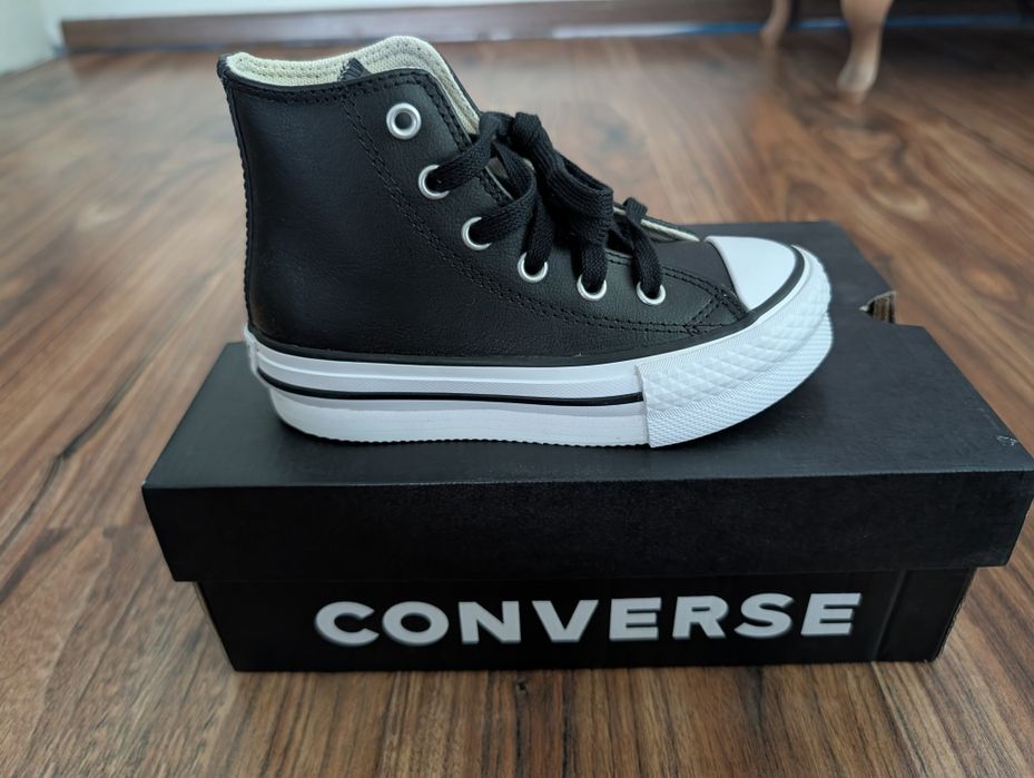 NOWE Trampki Converse Chuck Taylor EVA Lift Hi – r. 28 – Skórzane