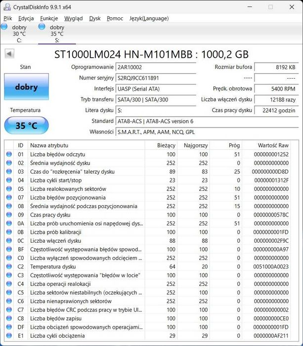 Dysk zewnętrzny HDD SAMSNUG 1000 GB USB 3,0