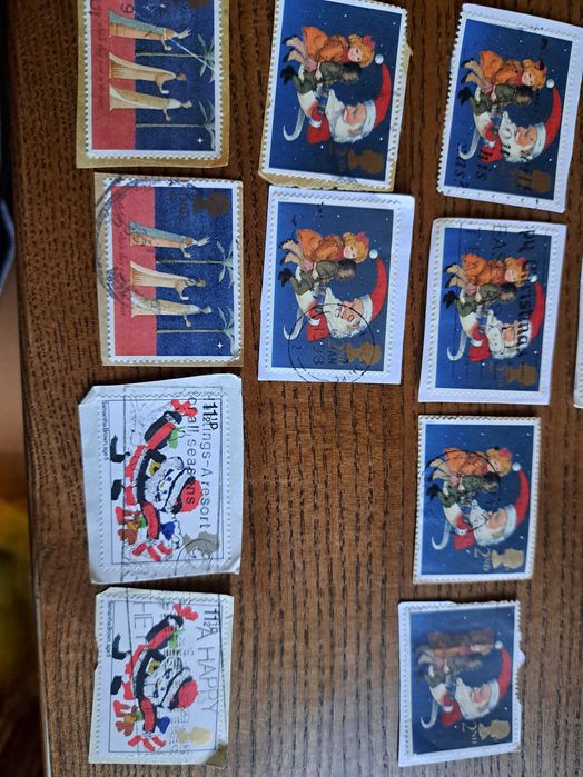 Марки гашені Великобританія Різдвяні