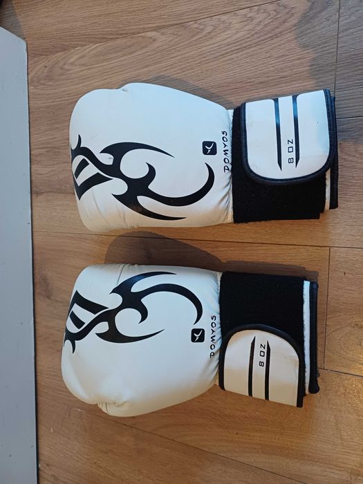 Rękawice bokserskie, Decathlon, FKT 180, 8oz, Kick, full, thai, Super