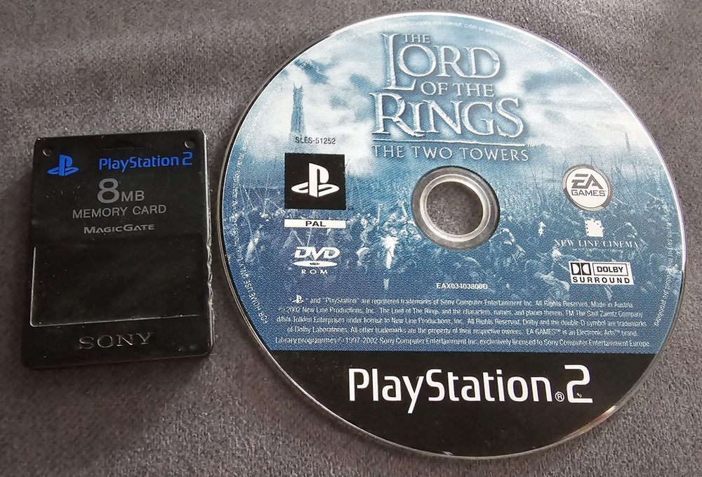 Konsola PlayStation 2 Fat PS2 Satin silver SCPH-50003 pad gra karta pamięci Sony