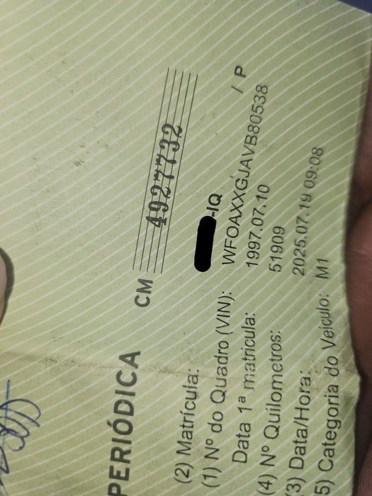 Vendo carro Ford fiesta com 61000klm!!