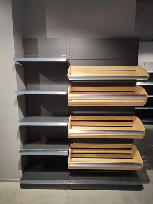 Торговые стеллажи. Стелаж. Кассы. Витрины. Хлебные, кондитерские полки