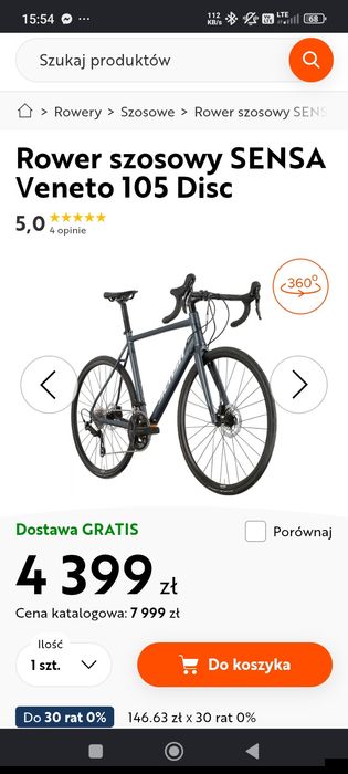 Szosa Sensa Veneto disc Shimano 105