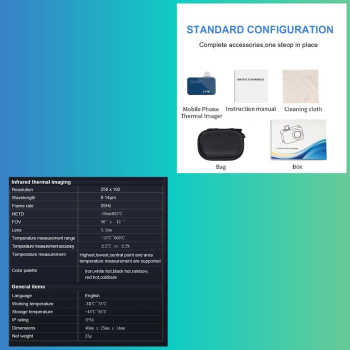 Тепловизор InfiRay P2 Pro UNI-T UTi260M Mileseey TR256i ToolTop T7