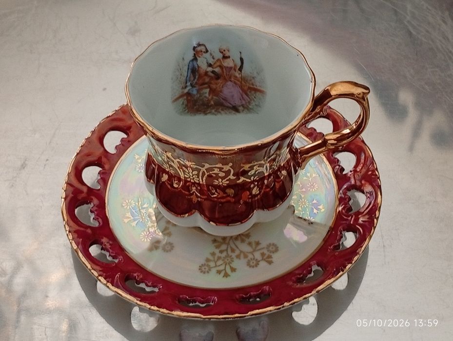 Chávenas De Porcelana - Serviço de Chá (7 unidades)