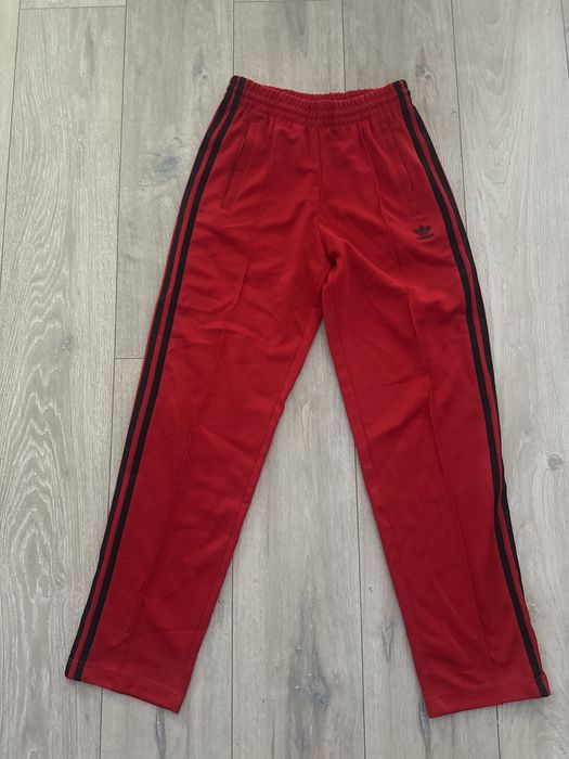 Czerwone spodnie Adidas xs