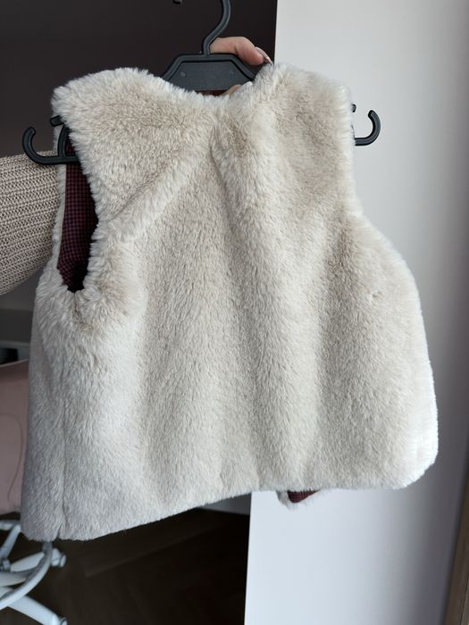 Kamizelka kozuszek zara