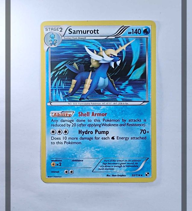 Samurott 32/114 BLW Pokemon ENG-NM