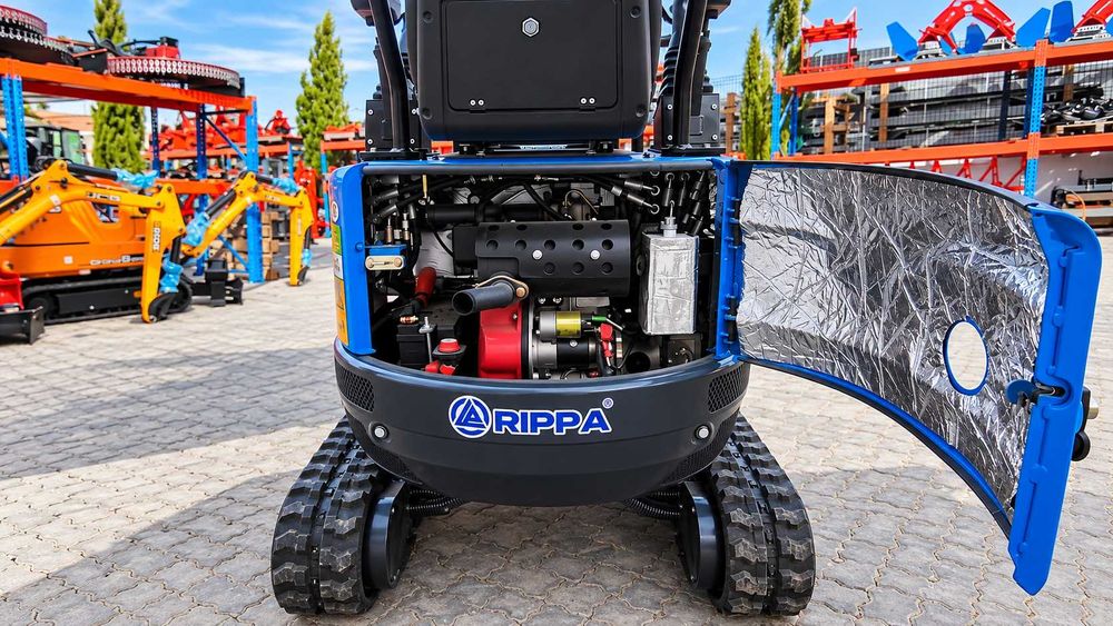MINI GIRATÓRIA RIPPA R10 | 1000 KG | COMPACTA, ÁGIL E PRONTA PARA TRABALHAR