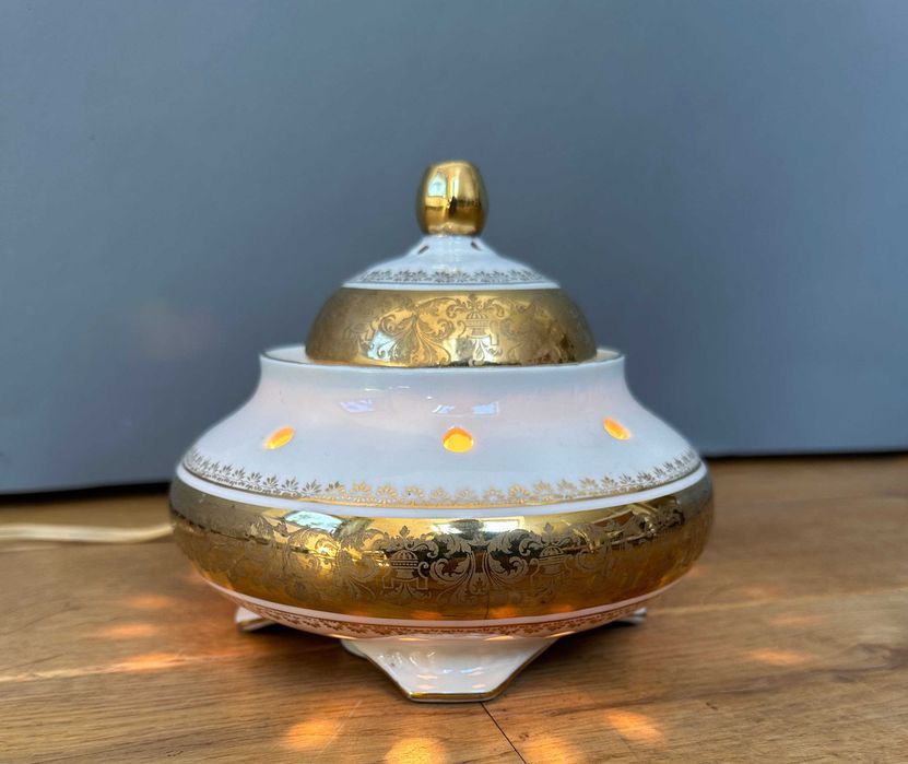 Beyer&Bock porcelana Niemcy lata 50-te lampka dyfuzor zapachu