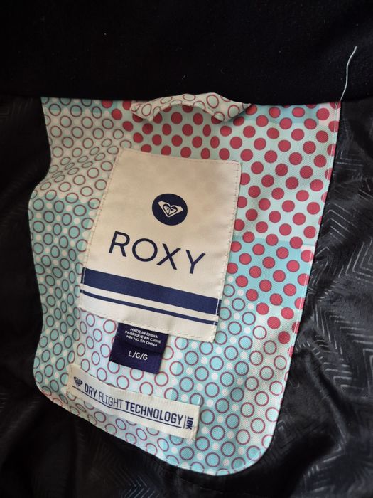 Kurtka narciarska Roxy damska r. L turkus pudrowy róż