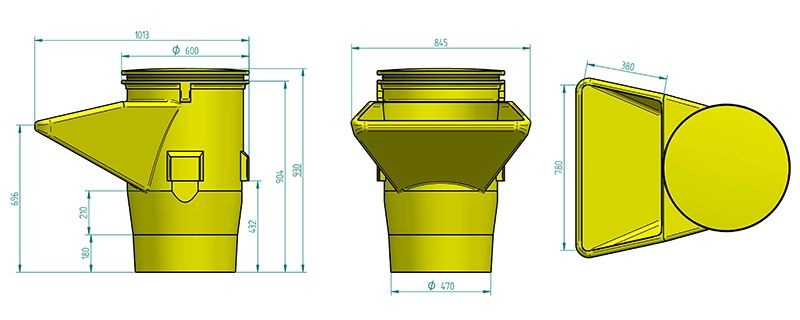 Wypozyczalnia sprzetu budowlanego: Zsyp, rękaw,lej do gruzu!