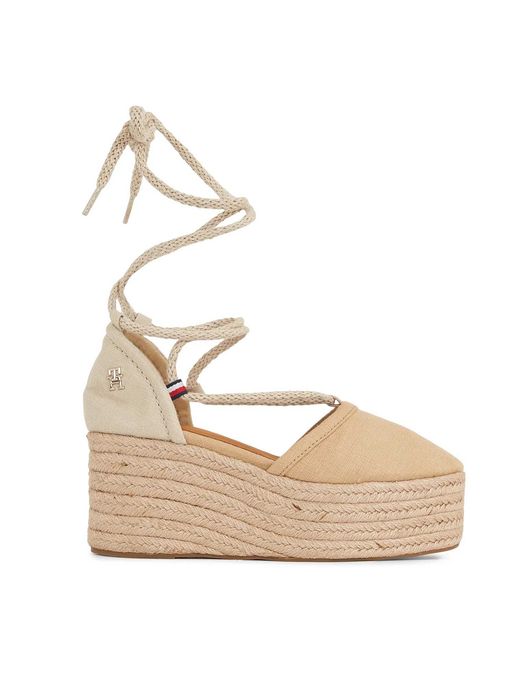 Espadryle w kolorze bezowym Tommy Hilfiger 42