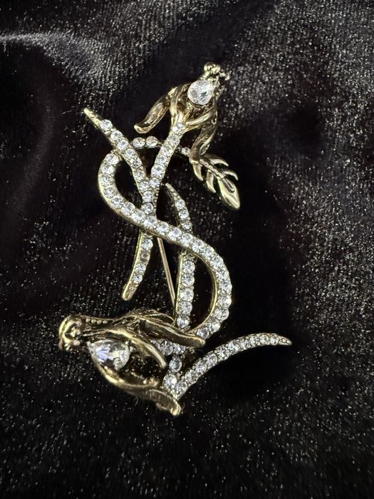 Вінтажна брошка YSL Змії / Дракони є нюанс