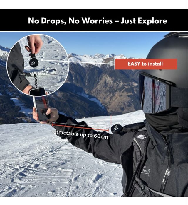 Correia Retráctil para Telemóvel Neve