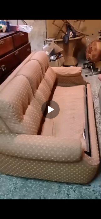 Sofá cama de 3 lugares e 2 sofás de 1 lugar