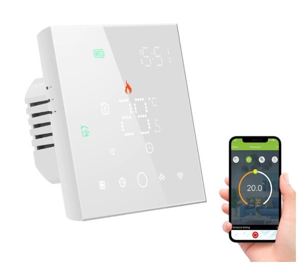 Termostato Inteligente WiFi QZero Smart IE – Controlo pelo Telemóvel