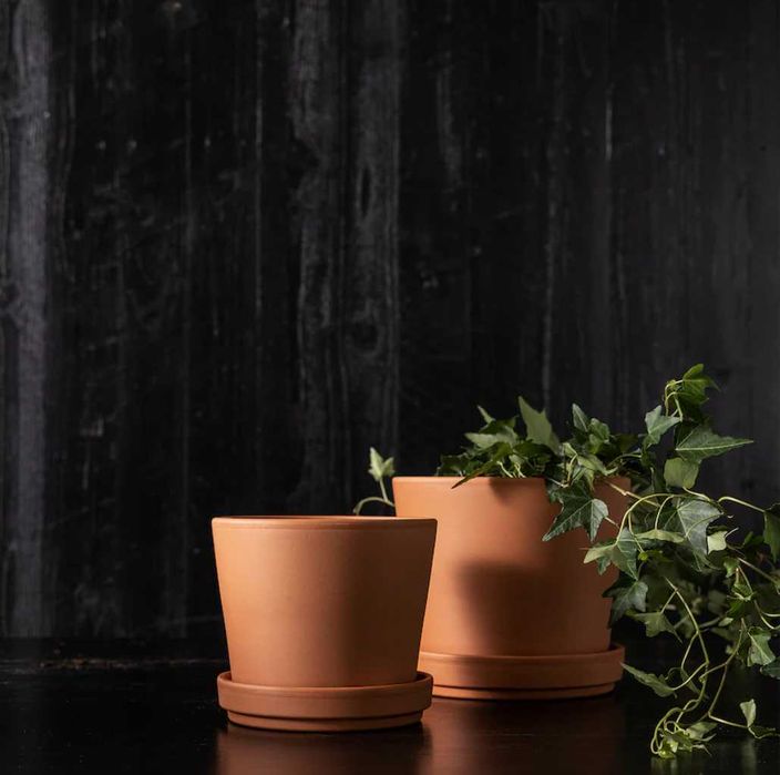 Conjunto 2 vasos terracota IKEA Brunbär